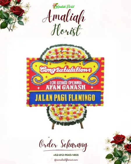 Sewa Papan Bunga Peniron